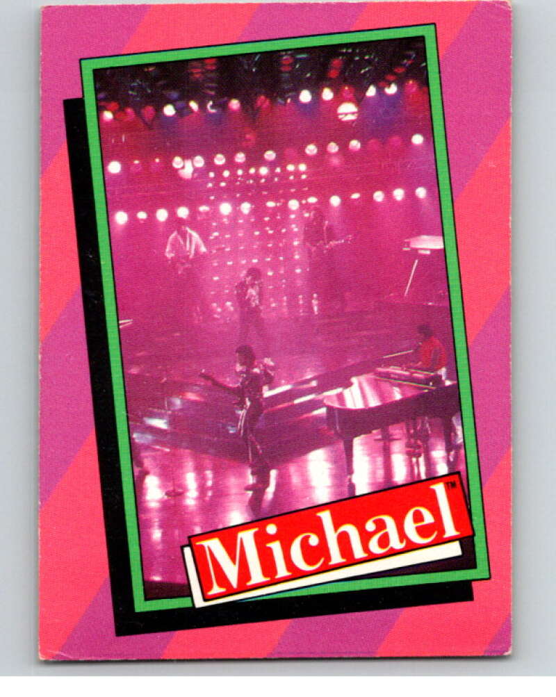 1984 Topps Michael Jackson #29 Michael started singing  V67583 Image 1