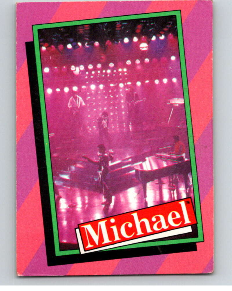 1984 Topps Michael Jackson #29 Michael started singing  V67584 Image 1