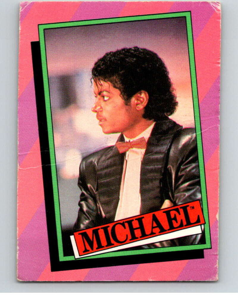 1984 Topps Michael Jackson #33 Michael Jackson has gone beyond  V67597 Image 1