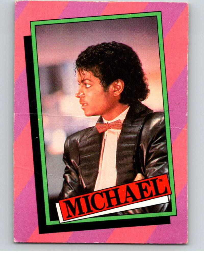 1984 Topps Michael Jackson #33 Michael Jackson has gone beyond  V67598 Image 1