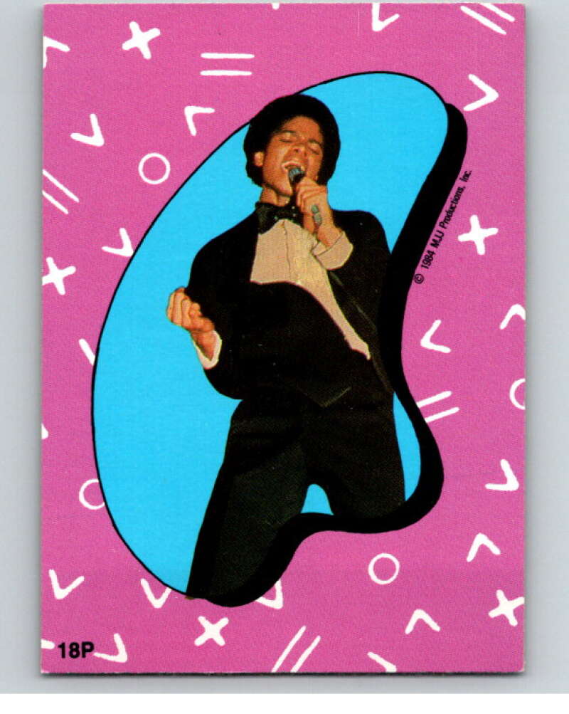1984 O-Pee-Chee Michael Jackson #P18 Michael Jackson Puzzle Set  V67682 Image 1