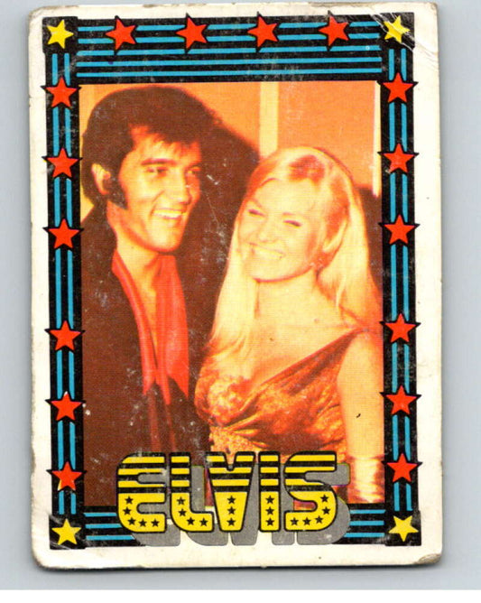 1978 Monty Gum Elvis Presley Blank Back Trading Card V67818 Image 1