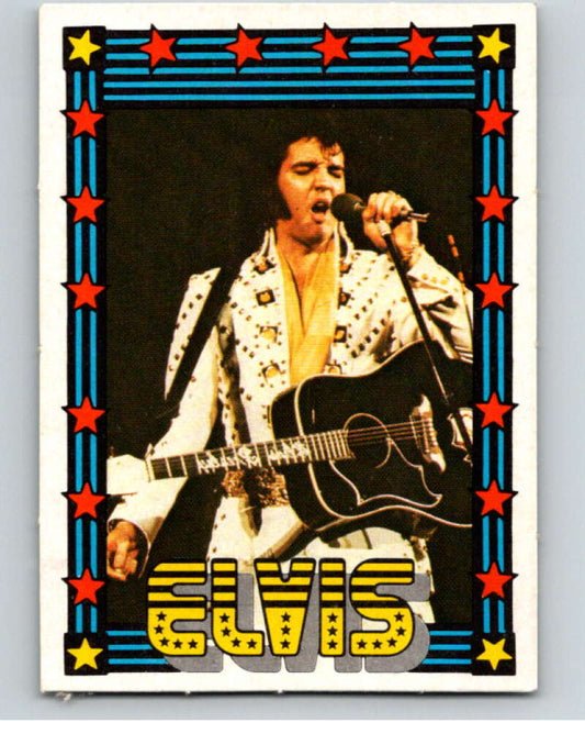 1978 Monty Gum Elvis Presley Blank Back Trading Card V67819 Image 1