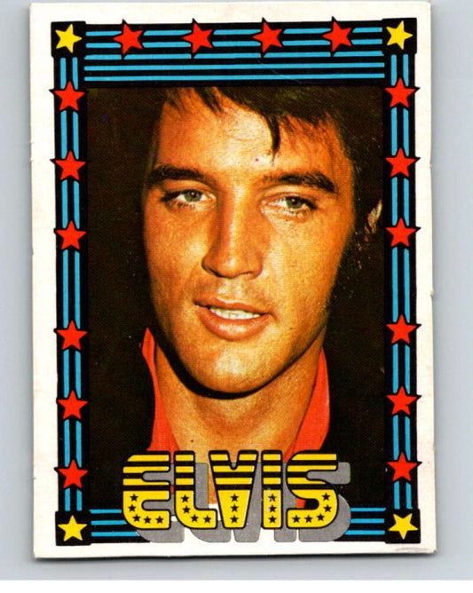 1978 Monty Gum Elvis Presley Blank Back Trading Card V67824 Image 1