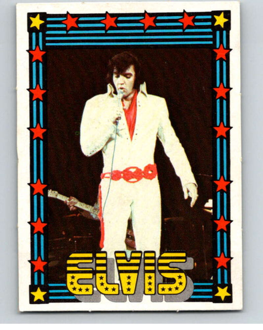 1978 Monty Gum Elvis Presley Blank Back Trading Card V67828 Image 1
