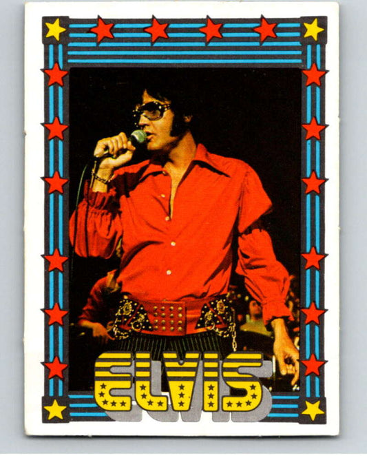 1978 Monty Gum Elvis Presley Blank Back Trading Card V67831 Image 1