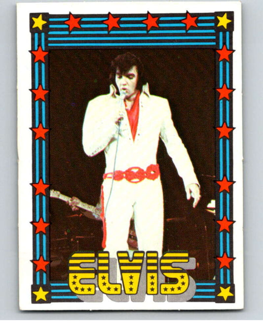 1978 Monty Gum Elvis Presley Blank Back Trading Card V67833 Image 1