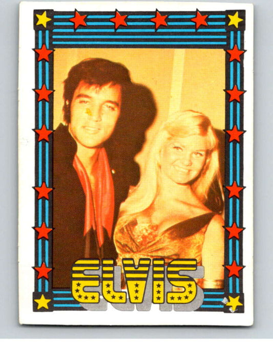 1978 Monty Gum Elvis Presley Blank Back Trading Card V67838 Image 1