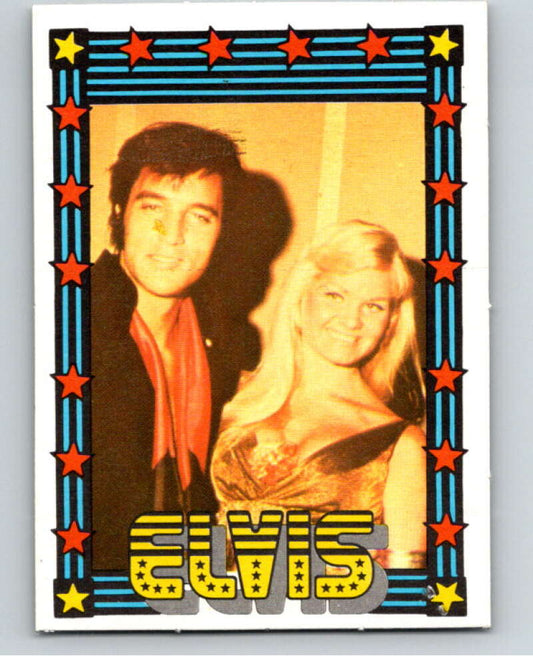 1978 Monty Gum Elvis Presley Blank Back Trading Card V67839 Image 1