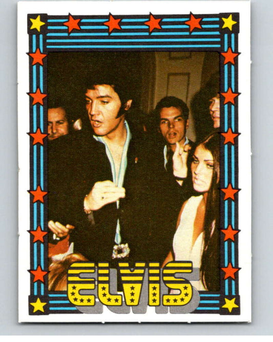 1978 Monty Gum Elvis Presley Blank Back Trading Card V67841 Image 1