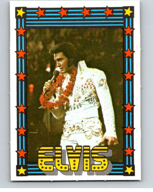 1978 Monty Gum Elvis Presley Blank Back Trading Card V67842 Image 1