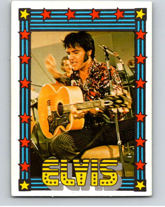1978 Monty Gum Elvis Presley Blank Back Trading Card V67848 Image 1