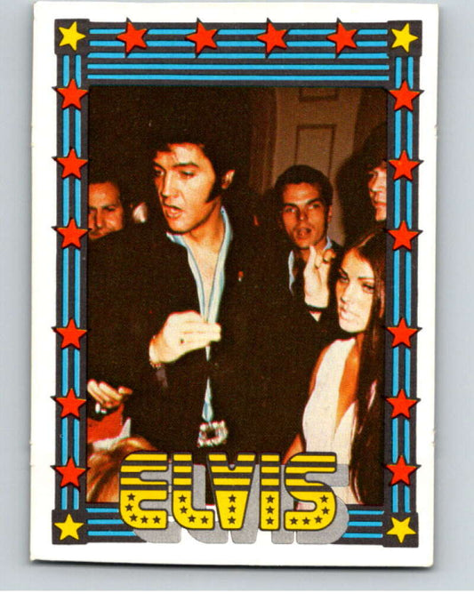 1978 Monty Gum Elvis Presley Blank Back Trading Card V67859 Image 1