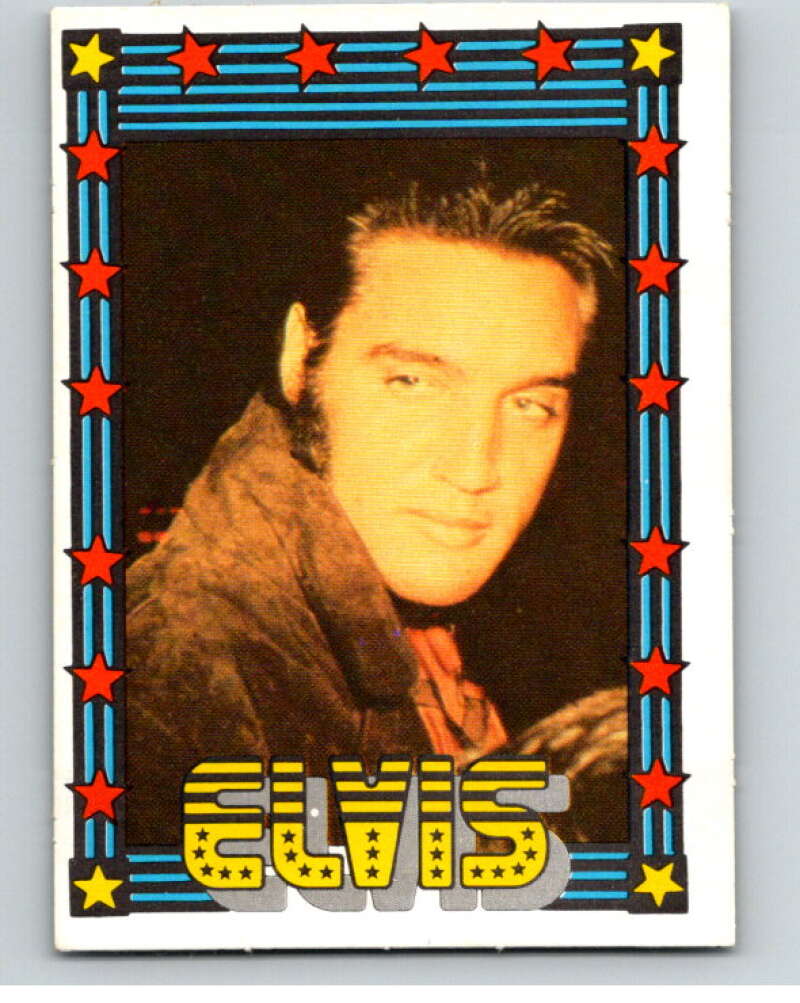 1978 Monty Gum Elvis Presley Blank Back Trading Card V67861 Image 1