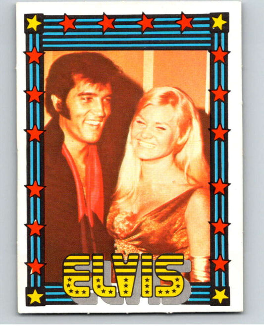 1978 Monty Gum Elvis Presley Blank Back Trading Card V67866 Image 1