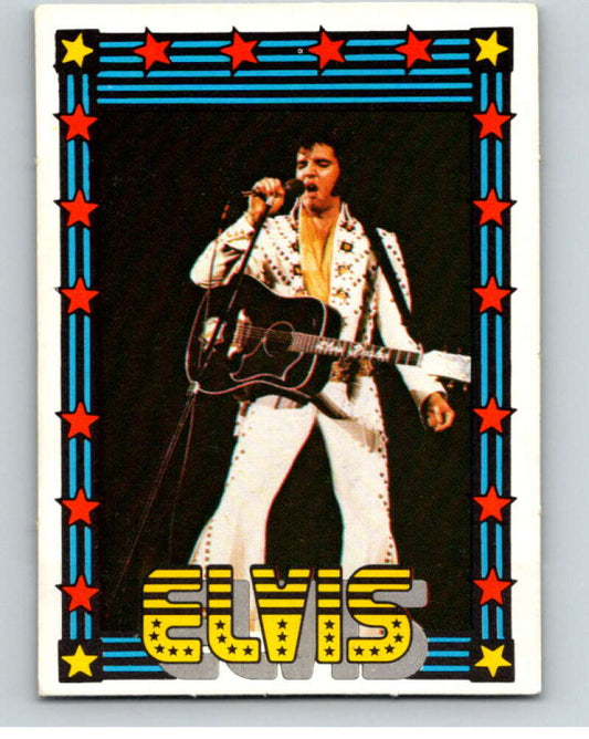 1978 Monty Gum Elvis Presley Blank Back Trading Card V67873 Image 1