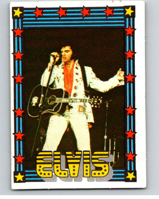 1978 Monty Gum Elvis Presley Blank Back Trading Card V67875 Image 1