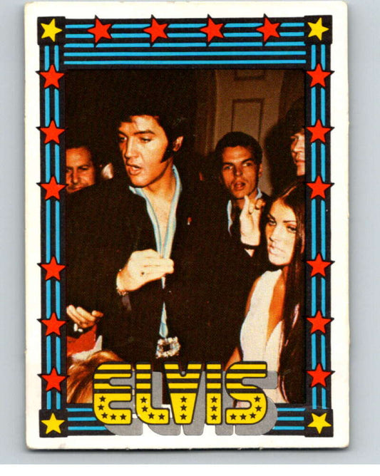 1978 Monty Gum Elvis Presley Blank Back Trading Card V67876 Image 1