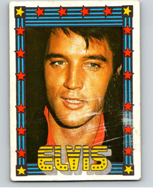 1978 Monty Gum Elvis Presley Blank Back Trading Card V67878 Image 1