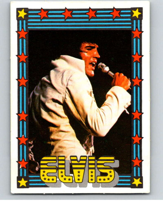 1978 Monty Gum Elvis Presley Blank Back Trading Card V67879 Image 1
