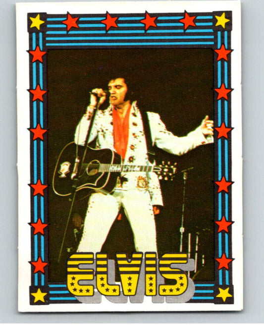 1978 Monty Gum Elvis Presley Blank Back Trading Card V67883 Image 1