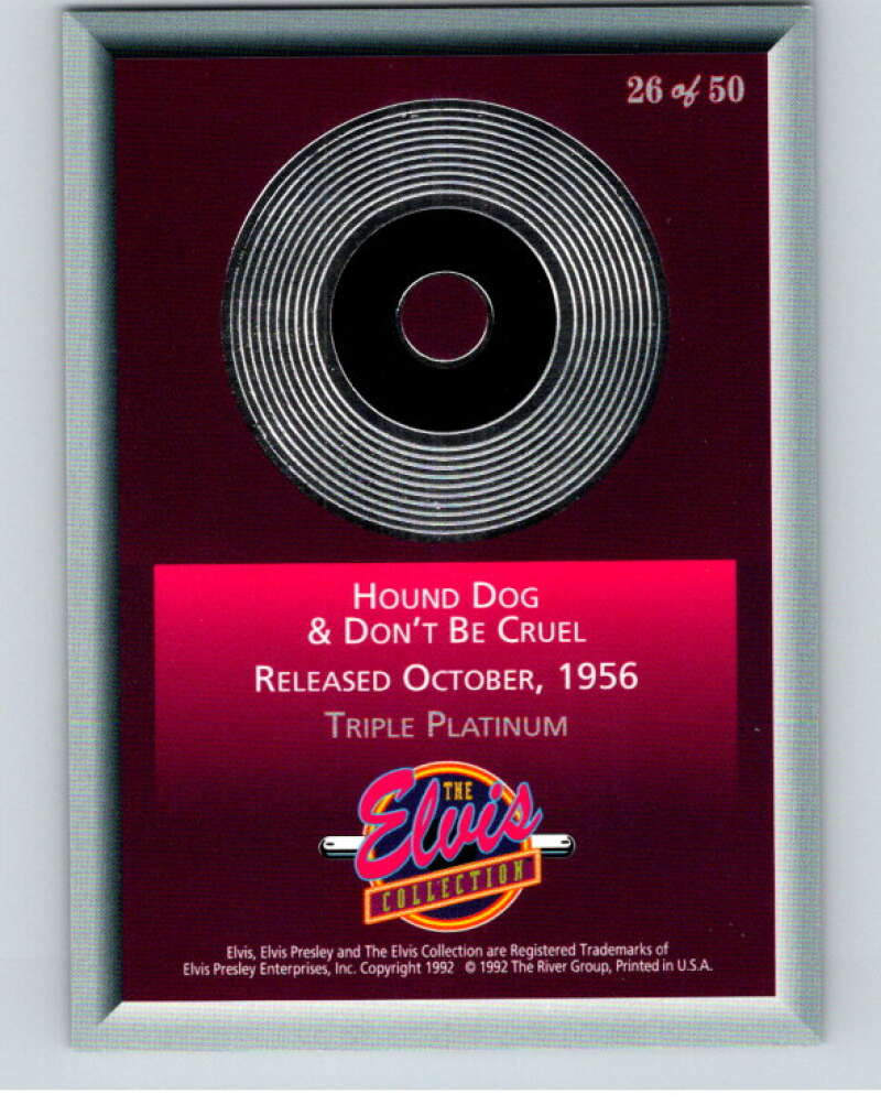 1992 The River Group The Elvis Collection #26 Hound Dog and.. V67891 Image 2