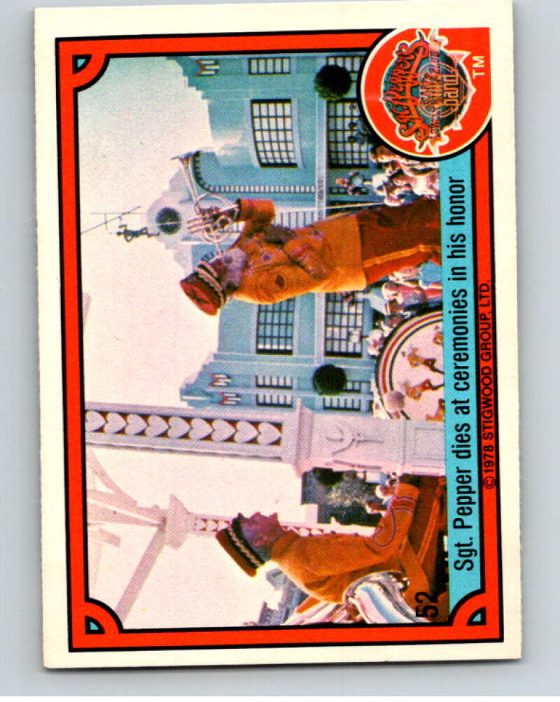 1978 Sgt. Pepper's Lonely Hearts Club Band #52 Trading Card V67913 Image 1