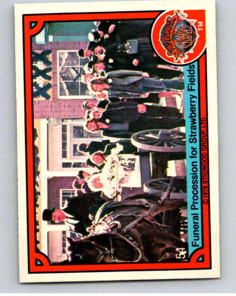 1978 Sgt. Pepper's Lonely Hearts Club Band #54 Trading Card V67914 Image 1