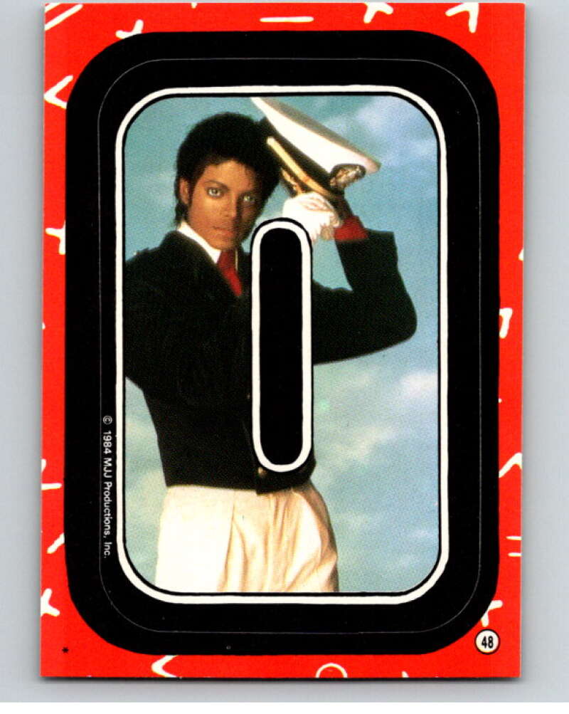 1984 Topps Michael Jackson Stickers #48 Michael Jackson   V67921 Image 1