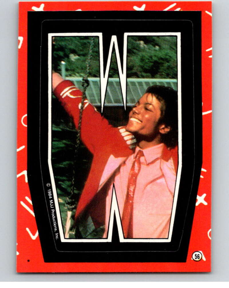 1984 Topps Michael Jackson Stickers #56 Michael Jackson   V67924 Image 1