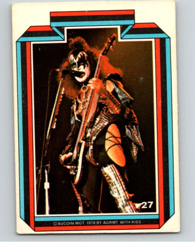 1978 Donruss Kiss Series 1 #27 Gene   V67945 Image 1