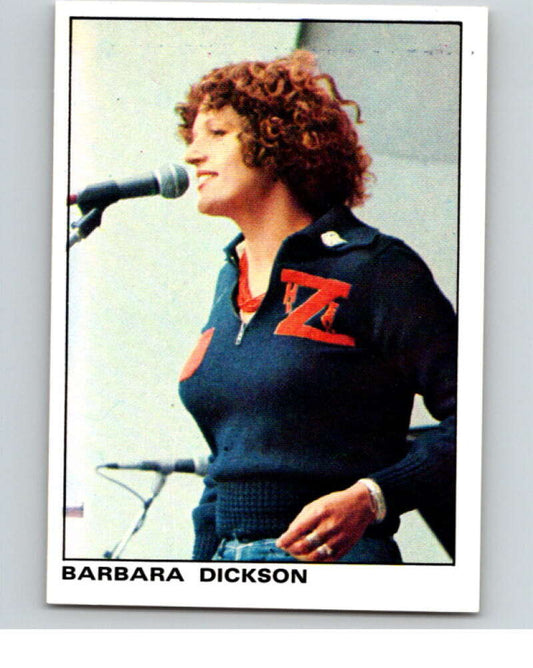 1980 Rock and Pop Collection Album Stickers #13 Barbara Dickson  V67998 Image 1