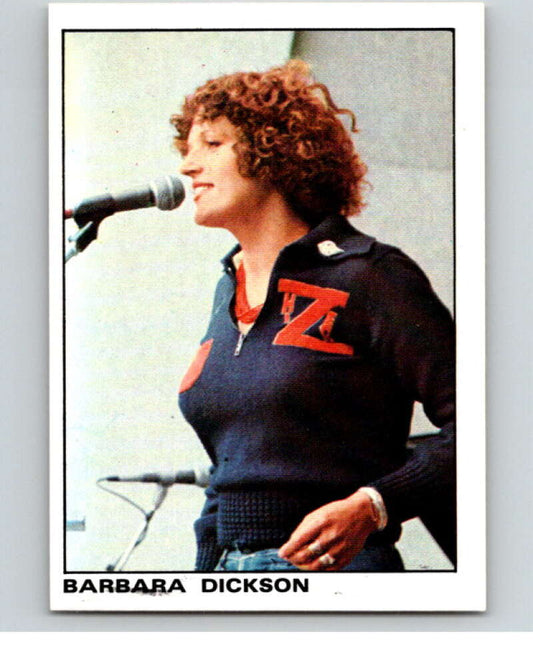 1980 Rock and Pop Collection Album Stickers #13 Barbara Dickson  V67999 Image 1