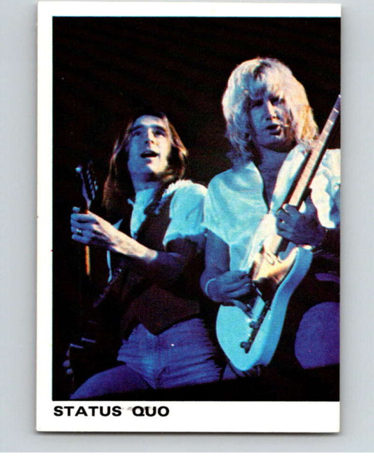 1980 Rock and Pop Collection Album Stickers #20 Status Quo  V68002 Image 1