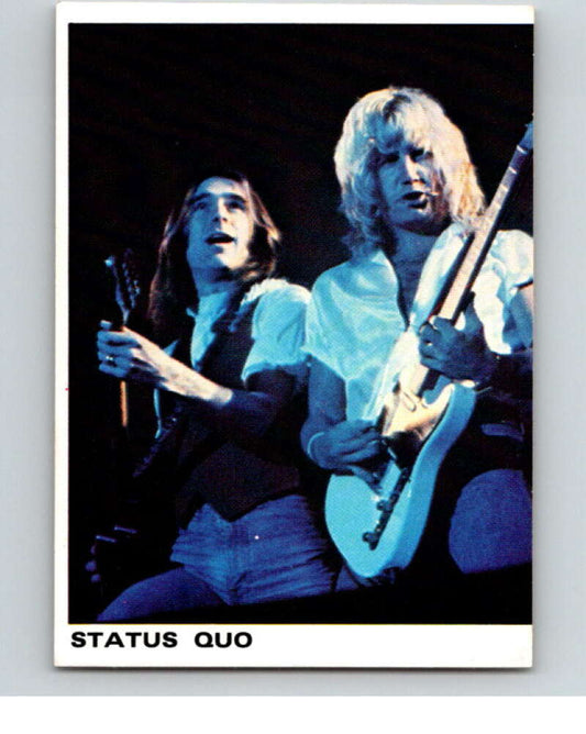 1980 Rock and Pop Collection Album Stickers #20 Status Quo  V68003 Image 1