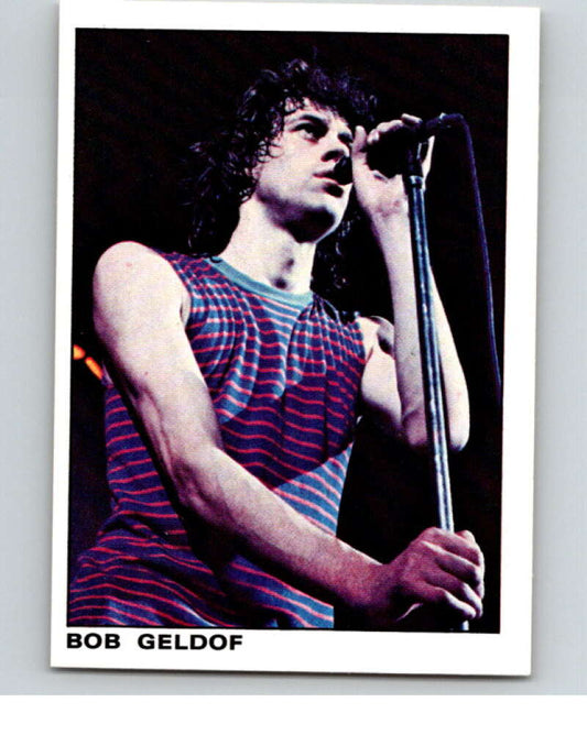 1980 Rock and Pop Collection Album Stickers #45 Bob Geldof  V68025 Image 1