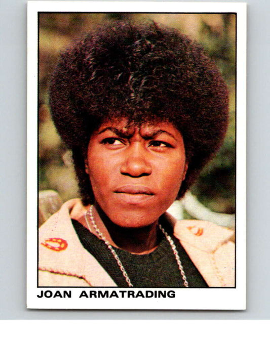 1980 Rock and Pop Collection Album Stickers #97 Joan Armstrong  V68076 Image 1