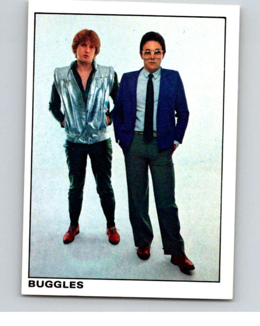 1980 Rock and Pop Collection Album Stickers #123 Buggles  V68102 Image 1