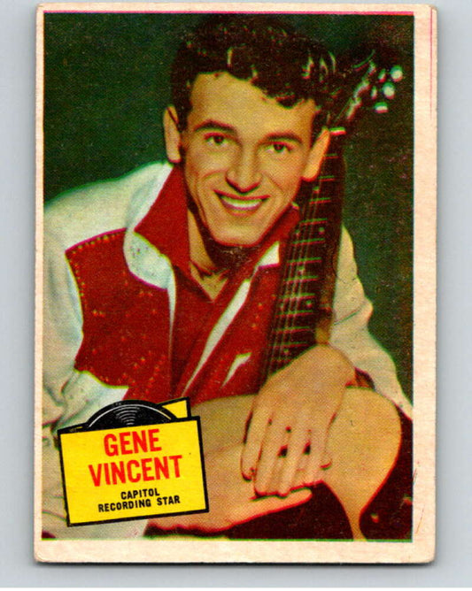 1957 Topps Hit Stars #54 Gene Vincent  V68133 Image 1
