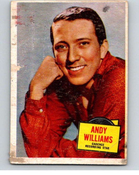 1957 Topps Hit Stars #55 Andy Williams  V68137 Image 1