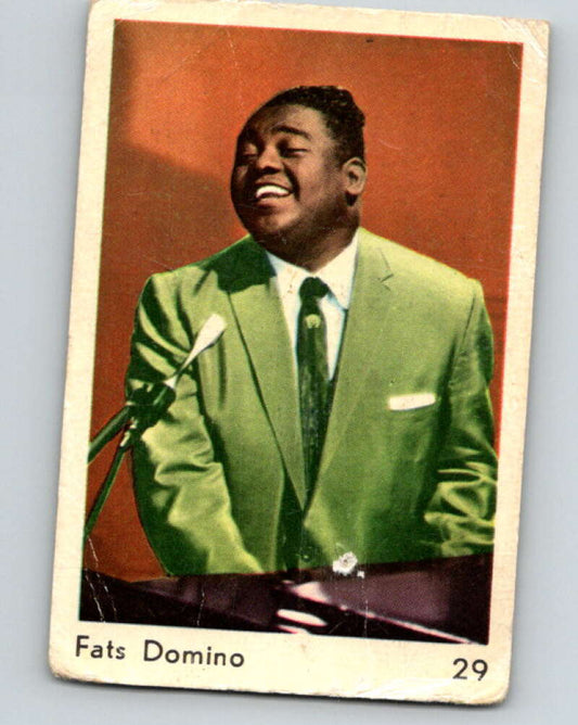 1959 Maple Leaf Film and Pop Dutch Backs #29 Fats Domino  V68141 Image 1