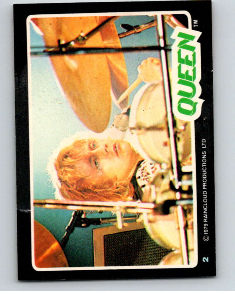 1979 Donruss Rock Stars #2 Queen Roger Taylor   V68146 Image 1