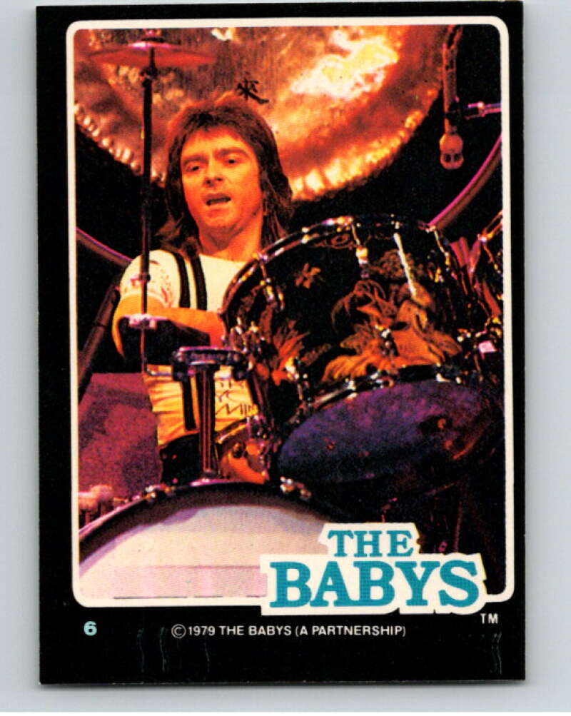 1979 Donruss Rock Stars #6 The Babys Tony Brock   V68148 Image 1