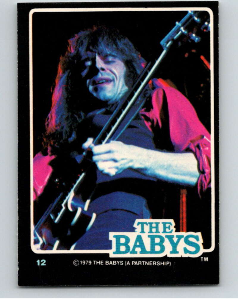 1979 Donruss Rock Stars #12 The Babys Wally Stocker   V68151 Image 1