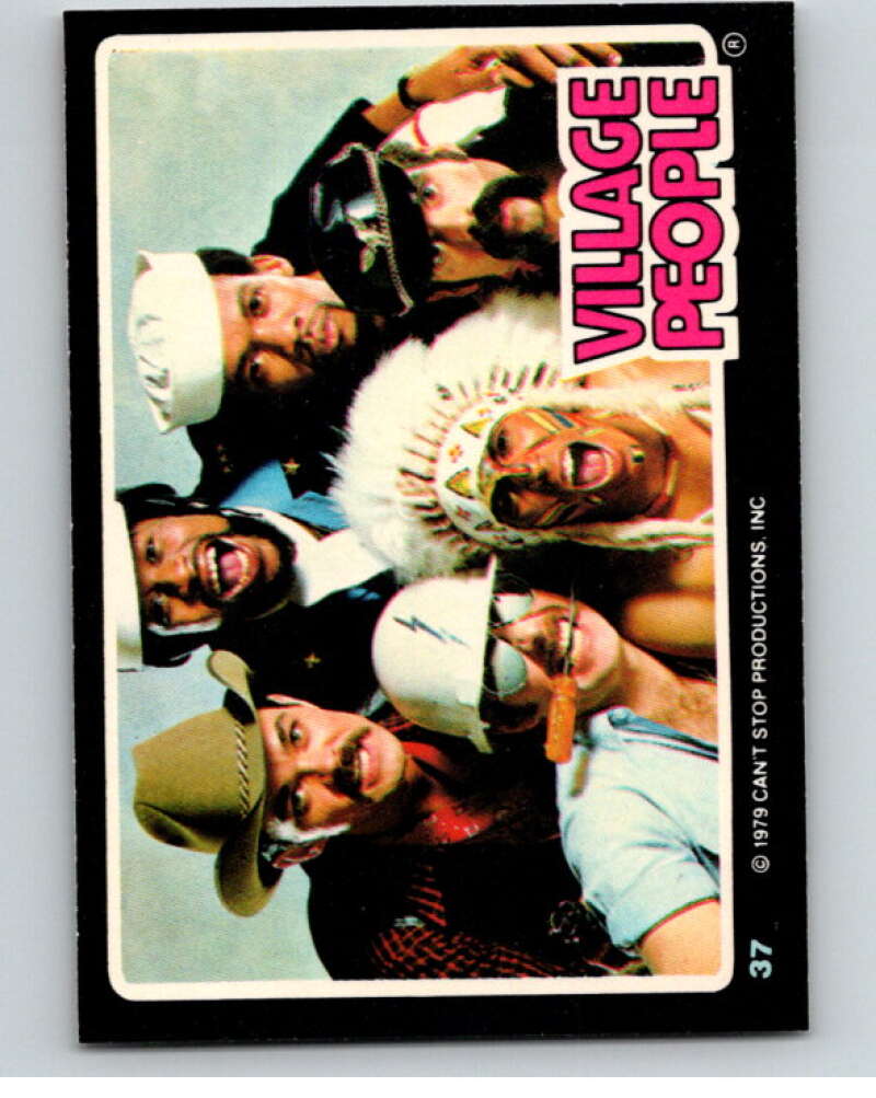 1979 Donruss Rock Stars #37 Village People   V68154 Image 1