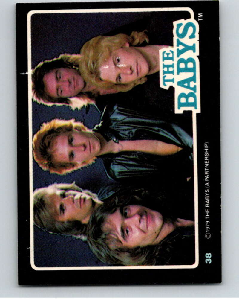 1979 Donruss Rock Stars #38 The Babys   V68155 Image 1