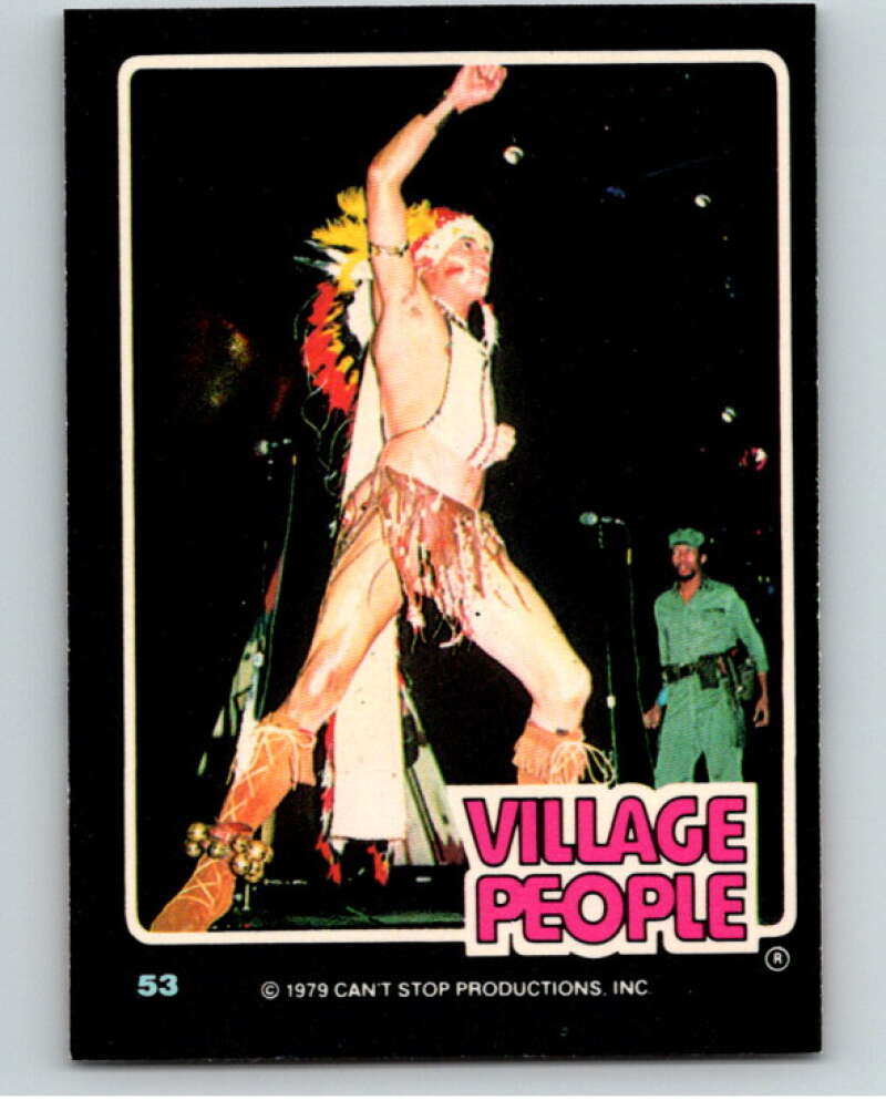 1979 Donruss Rock Stars #53 Village People   V68159 Image 1