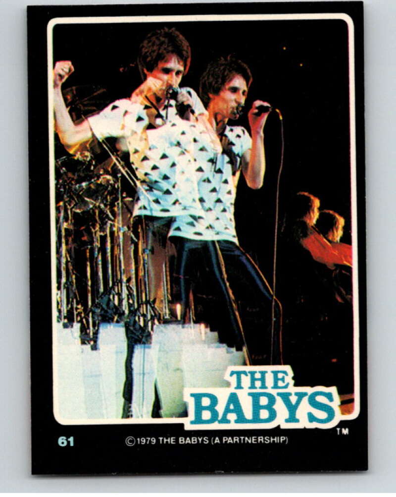 1979 Donruss Rock Stars #61 The Babys   V68160 Image 1