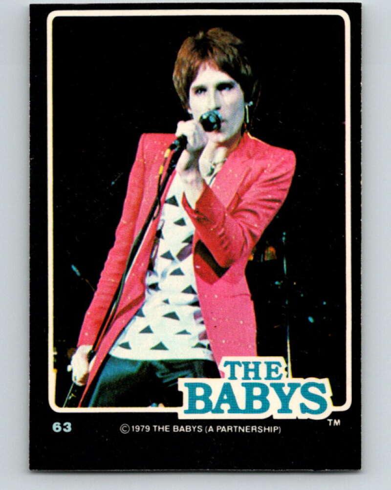 1979 Donruss Rock Stars #63 The Babys   V68162 Image 1