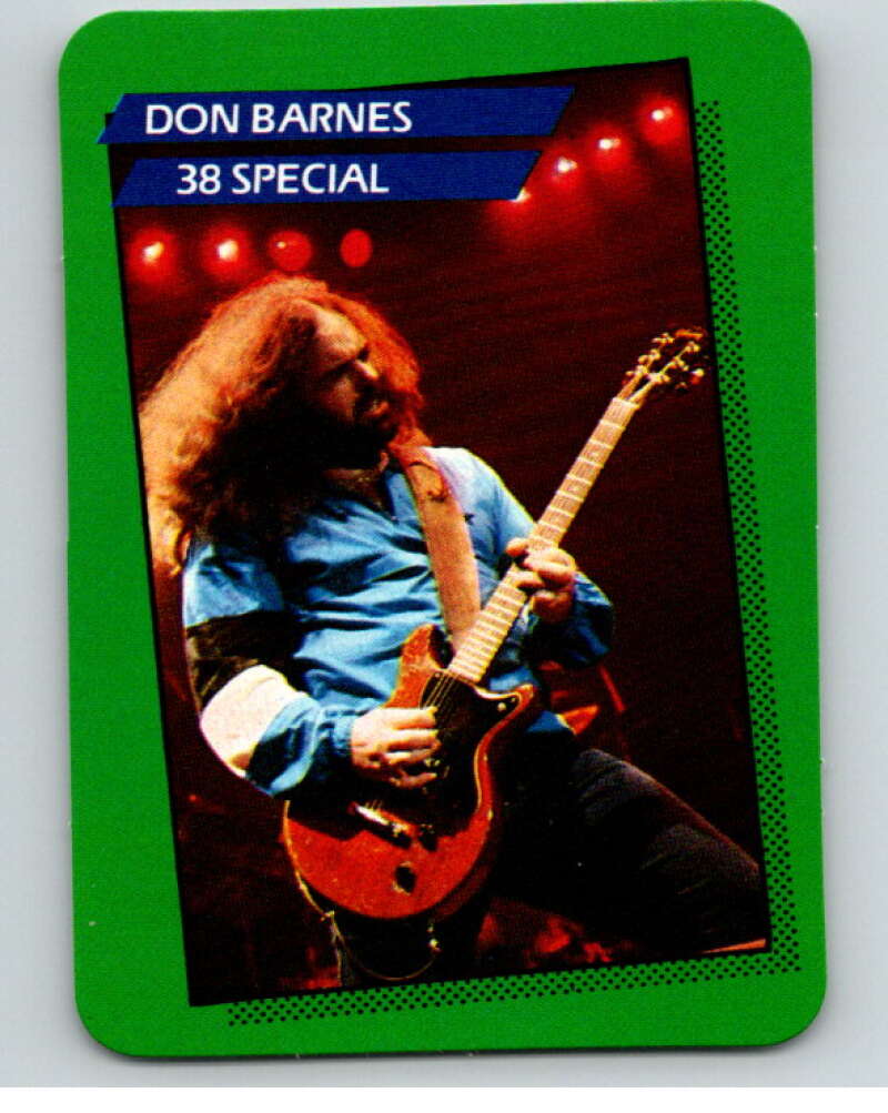 1985 Rock Star Concert #31 Don Barnes 38 Special  V68170 Image 1
